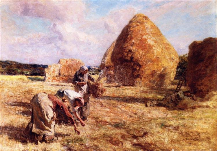 Gleaners near the millstones, 1912 - Léon Augustin Lhermitte