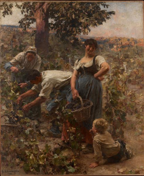 The Grape Harvest, 1884 - Léon Augustin Lhermitte