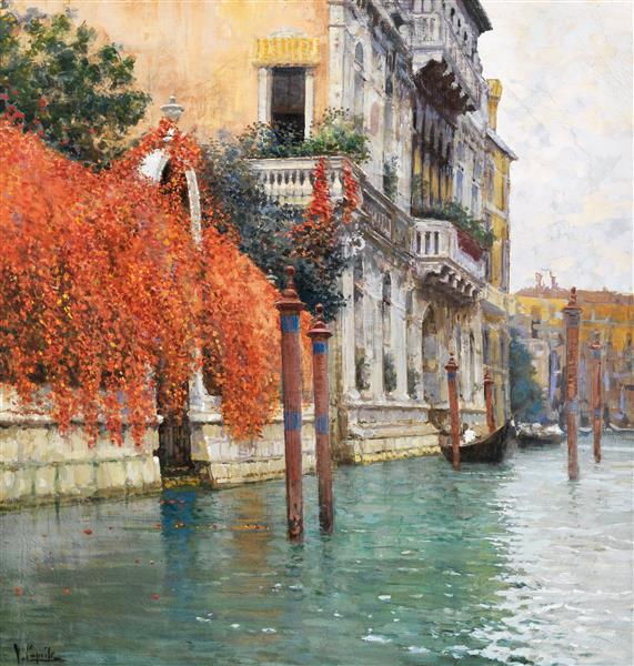 Venice, the Grand Canal - Vincenzo Caprile