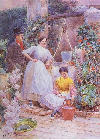 At the Well - Gaston Vuillier