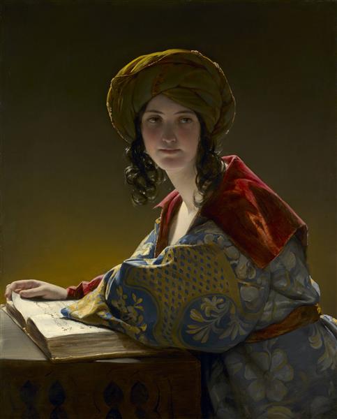 The young eastern woman, 1838 - Фридрих фон Амерлинг