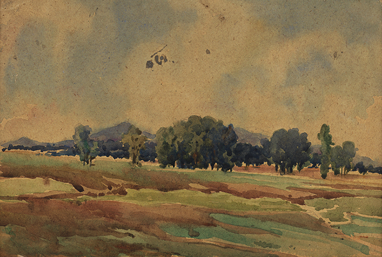 Dumka Landscape 1, 1940 - 1942 - Safiuddin Ahmed