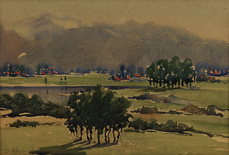 Dumka Landscape 7, 1940 - 1942 - Safiuddin Ahmed
