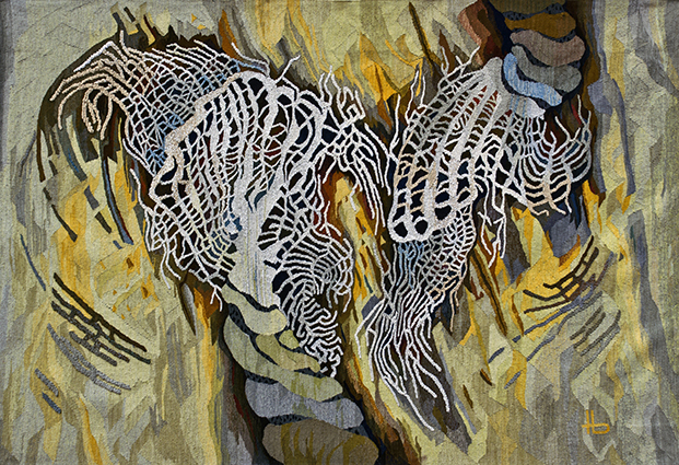 Fosills, tapestry haute-lisse, c.2006 - Traian Boicescu