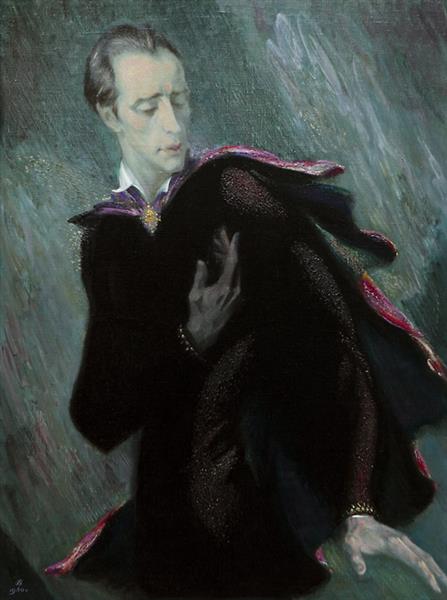 Сомнение (Портрет Н.А.Долгушина), 1980 - Бантиков Владимир Андреевич