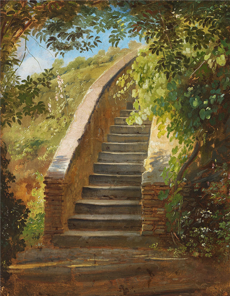 A stairway in Italy - Ernst Meyer