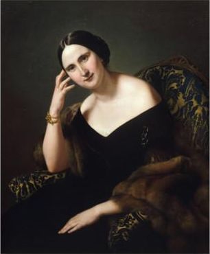 Portrait of a woman, c.1842 - c.1844 - Francesco Hayez