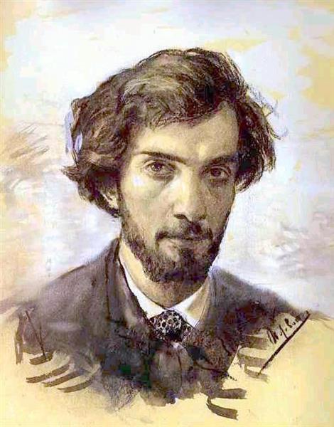 Self-portrait, 1880 - 艾萨克·伊里奇·列维坦