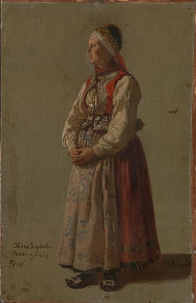 Thora Ingebretsdatter Gulsvig, 1848 - Adolph Tidemand