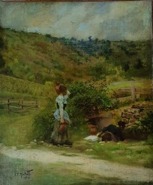 Women at the source, 1913 - Francesco Paolo Michetti