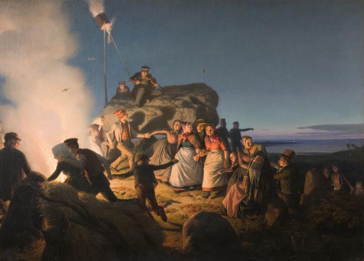 Midsummer Eve, 1860 - Jørgen Sonne