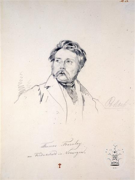 Portrait of Thomas Fearnley, 1834 - Leopold Pollak