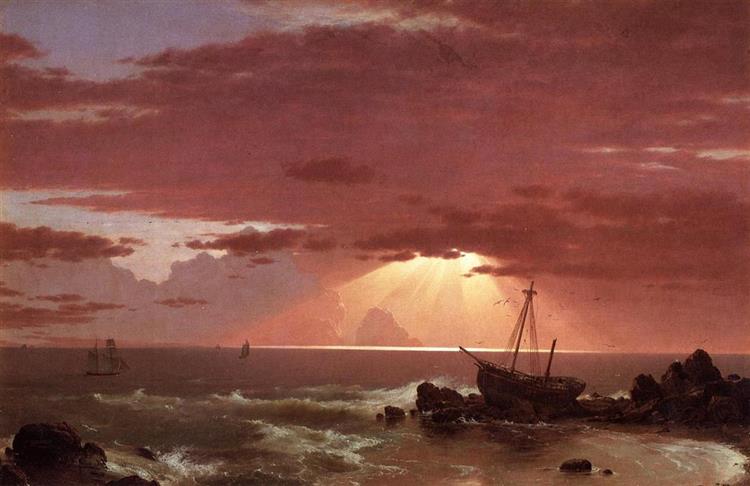 Il Relitto, 1852 - Frederic Edwin Church