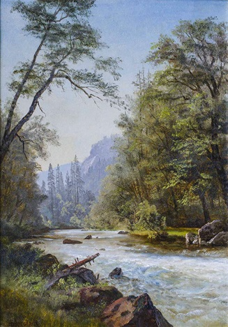 Lower Yosemite Valley, c.1863 - Альберт Бирштадт