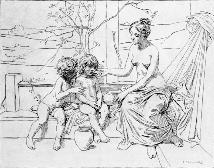 The Feed, c.1895 - Diogène Maillart