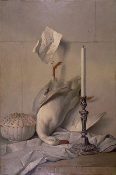 Nature morte au canard blanc, 1753 - Jean-Baptiste Oudry