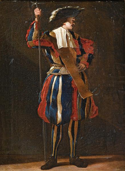 Portrait of a Swiss Guard - Jean Barbault