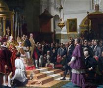The Oath of the Cortes of Cádiz - José María Casado del Alisal