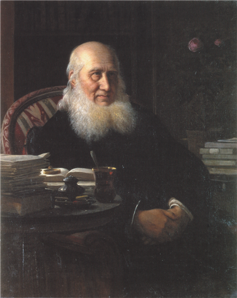 Portrait of N.F.S. Grundtvig, c.1862 - Wilhelm Marstrand - WikiArt.org