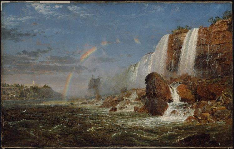Niagara Falls from the Foot of Goat Island, 1857 - Jasper Francis Cropsey