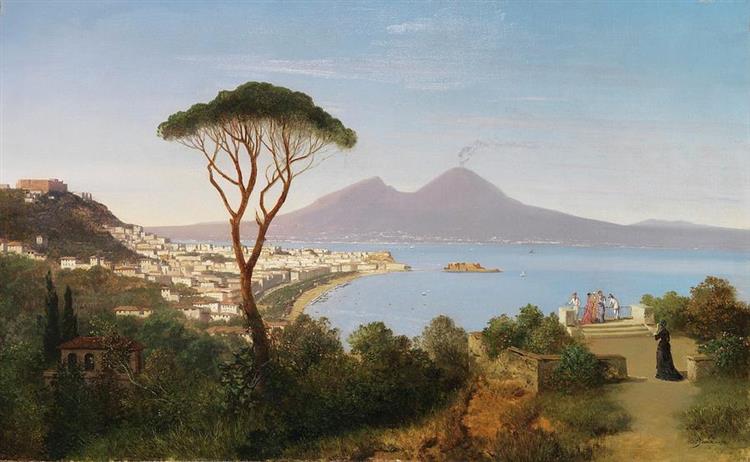 View From Posillipo To The Wide Bay Of Naples - Albert Zimmermann
