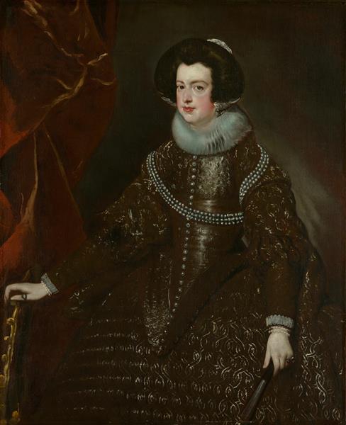 Queen Isabella of Spain wife of Philip IV, 1632 - Diego Vélasquez