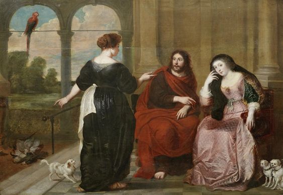 Christ in the House of Martha and Mary - Erasmus Quellinus the Younger