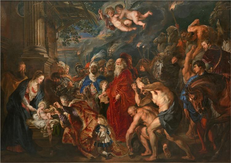 The Adoration of the Magi, 1609 - Пітер Пауль Рубенс
