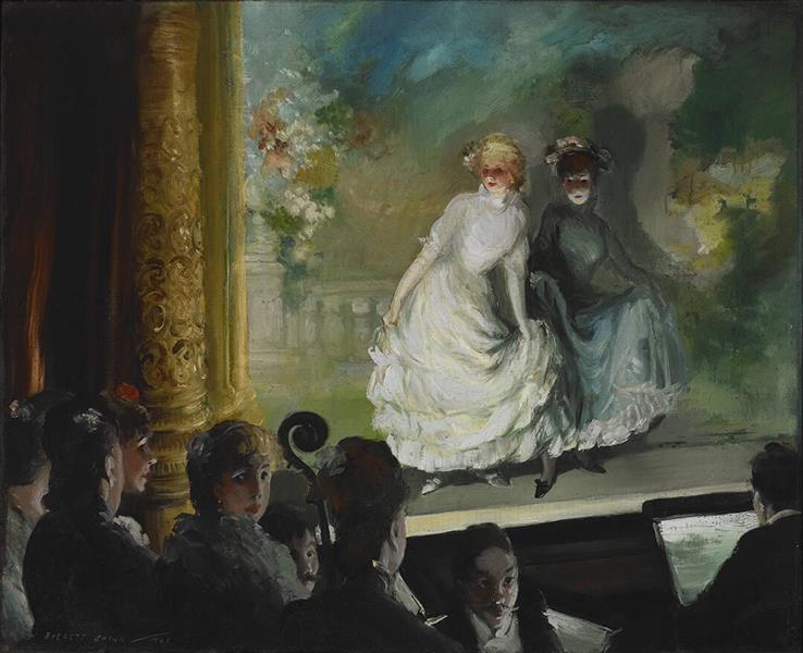 A French Music Hall, 1906 - Эверетт Шинн