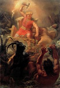Thor's Fight with the Giants - Mårten Eskil Winge