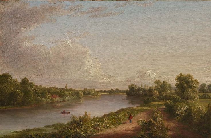 View of the Thames - Томас Коул