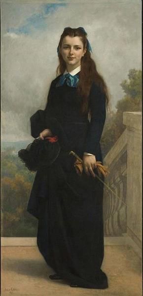 Portrait of Miss Cornelia Lyman Warren Trustee of Wellesley, 1871 - Александр Кабанель