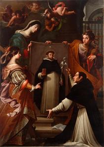 Apparition of the Virgin to a Dominican of Soriano - Andrés Amaya