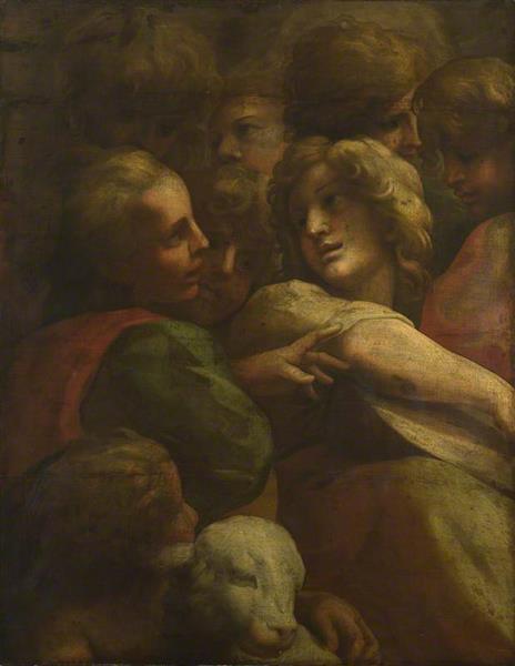Group of Heads - Antonio da Correggio