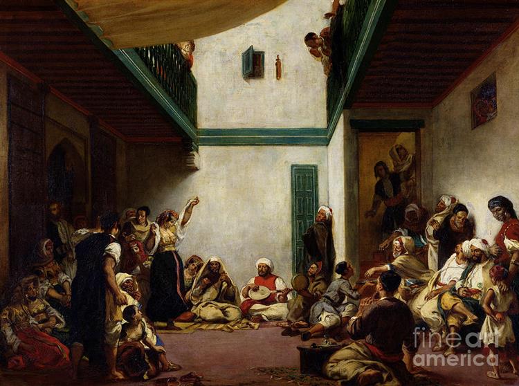 A Jewish wedding in Morocco, 1841 - Eugene Delacroix