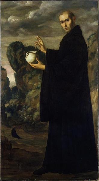 Saint Benedict - Francisco de Zurbaran