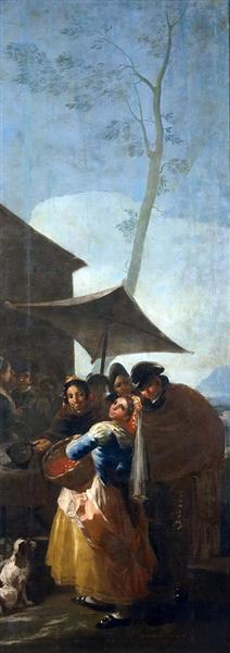 The Hawthorn Seller - Francisco Goya
