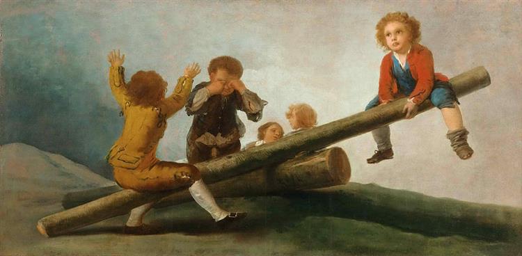 The Seesaw - Francisco de Goya
