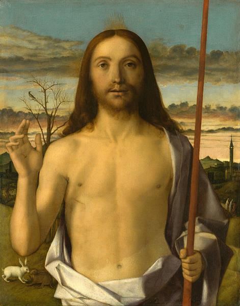 Christ Blessing Giovanni Bellini - 喬凡尼·貝里尼