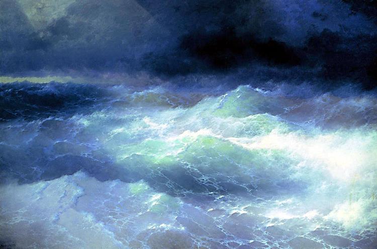 Among the Waves - Ivan Konstantinovich Aivazovskii