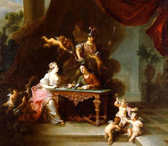 The Philosophy Lesson or The Triumph of Goodness - Jean-Baptiste Oudry