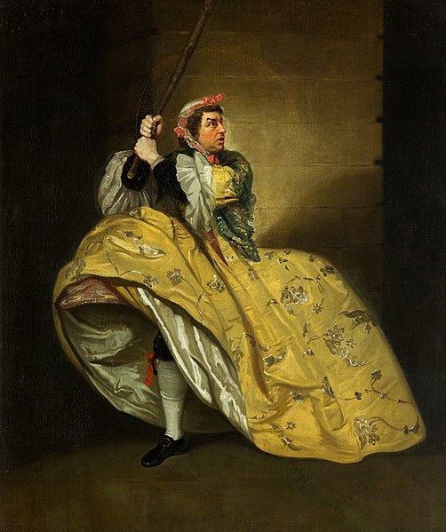 Garrick in Provoked Wife, c.1763 - Johan Zoffany