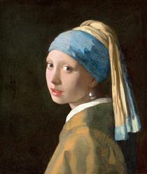 La joven de la perla - Johannes Vermeer
