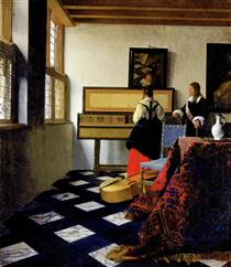 La lección de música - Johannes Vermeer