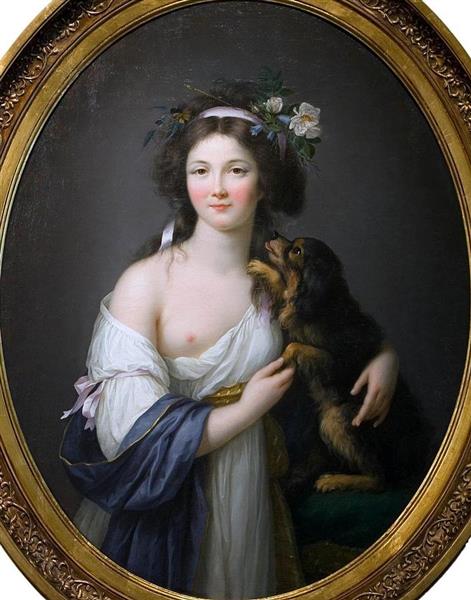 Portrait of Mme D'Aguesseau, c.1770 - 伊莉莎白·維傑·勒布倫