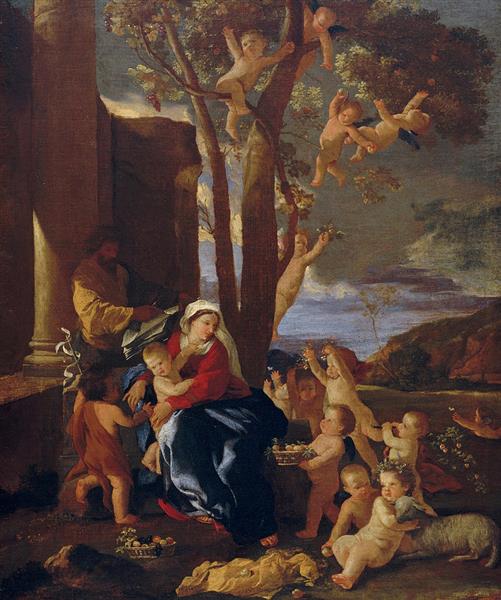 The Return of the Holy Family to Nazareth - Nicolas Poussin
