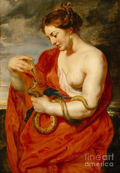 Hygeia, Goddess of Health, c.1615 - Питер Пауль Рубенс
