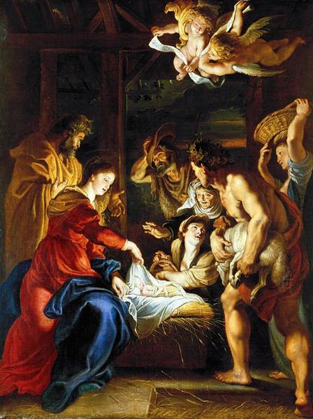 Adoration of the Shepherds - Pierre Paul Rubens