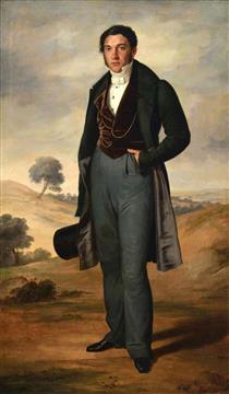 Portrait of José María Benítez Bragaña - Rafael Tegeo