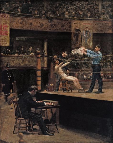 Between Rounds, 1898 - 1899 - Thomas Eakins